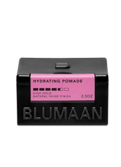 BluMaan Fifth Sample Men's Styling Mask Pomade - Low Shine, High Hold | All Hair Types | Water Based | Easy To Wash - Ideal for Quiffs, Pompadours, Ducktails & Slick Back Looks - 2.5 oz