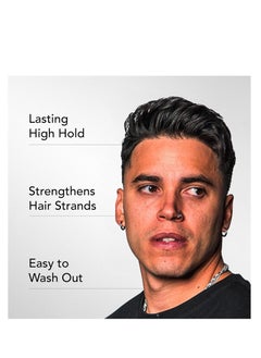 BluMaan BluMaan Fifth Sample Men's Styling Mask Pomade - Low Shine, High Hold | All Hair Types | Water Based | Easy To Wash - Ideal for Quiffs, Pompadours, Ducktails & Slick Back Looks - 2.5 oz  - Image 3
