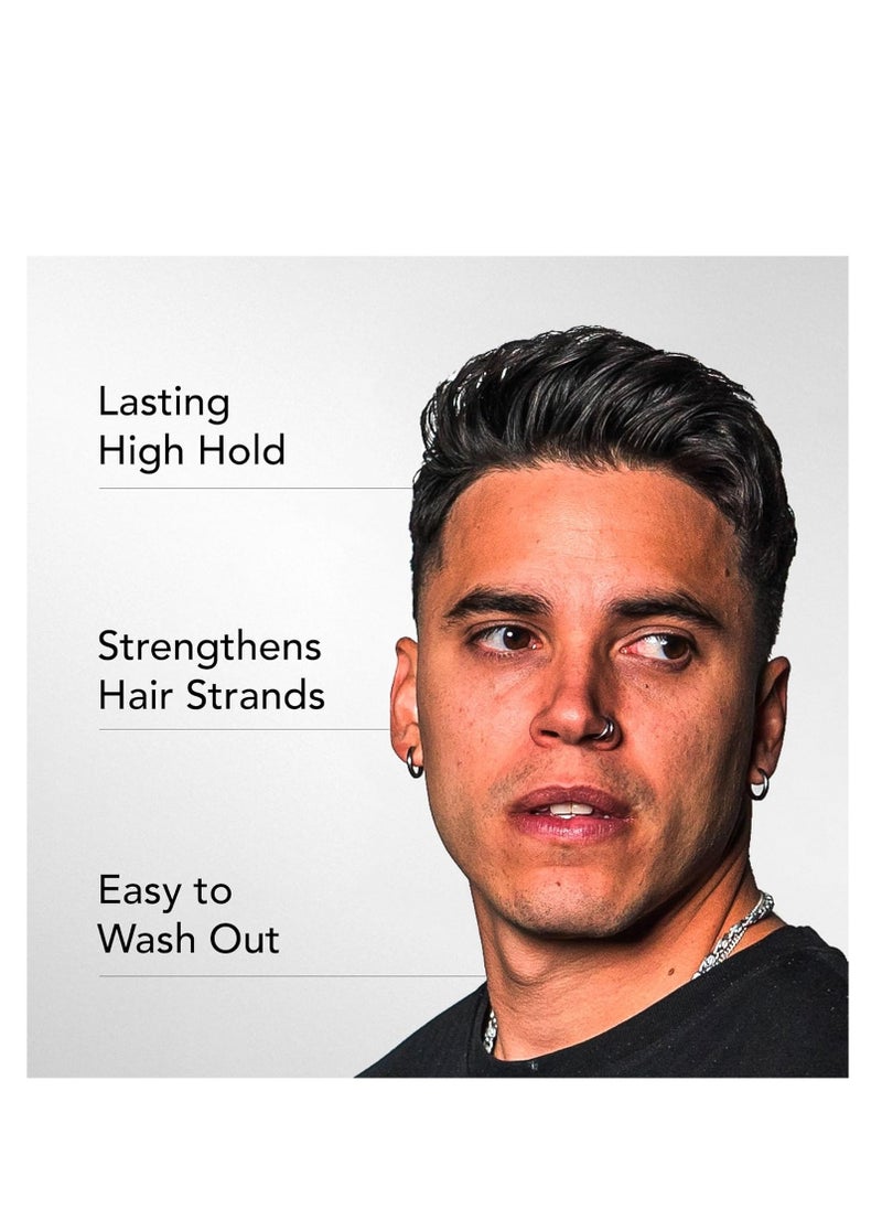 BluMaan - BluMaan Fifth Sample Men's Styling Mask Pomade - Low Shine, High Hold | All Hair Types | Water Based | Easy To Wash - Ideal for Quiffs, Pompadours, Ducktails & Slick Back Looks - 2.5 oz - Image 1