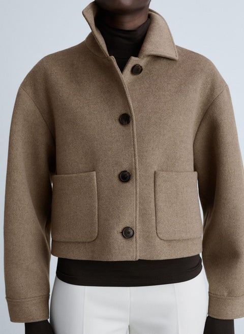 Casual Wool Pockets Jacket