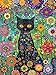 Cross & Glory Cross Glory Petals and The Midnight Cat 1000 Piece Jigsaw Puzzle for Adults SatinFinish Vibrant Garden Cat Theme Challenging Artistic Puzzle Game - Image 2