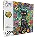 Cross & Glory Cross Glory Petals and The Midnight Cat 1000 Piece Jigsaw Puzzle for Adults SatinFinish Vibrant Garden Cat Theme Challenging Artistic Puzzle Game - Image 4
