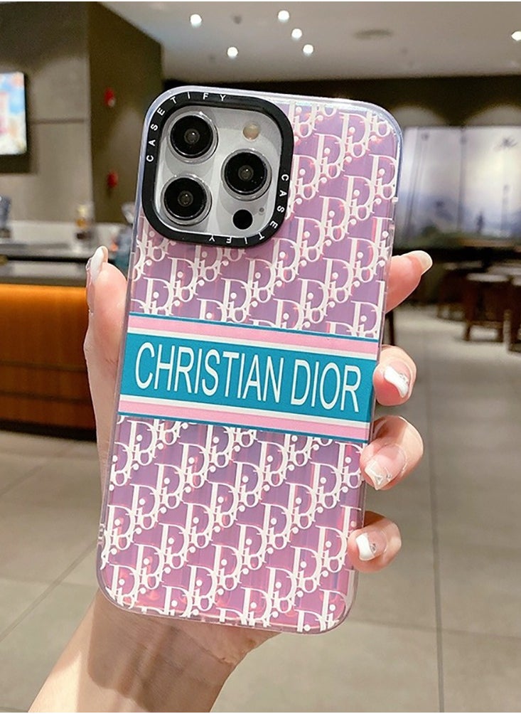 Casetify - CHRISTIAN DIOR Logo Laser iPhone 12 Pro Protective Case Cover - Image 1