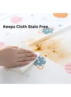 O Ozone Dust-Proof Fridge Cover Washing Machine Cover [ Fridge Organizer ] with Storage Pockets for Pods Utensils or Anything for Quick Access - White  - Image 4