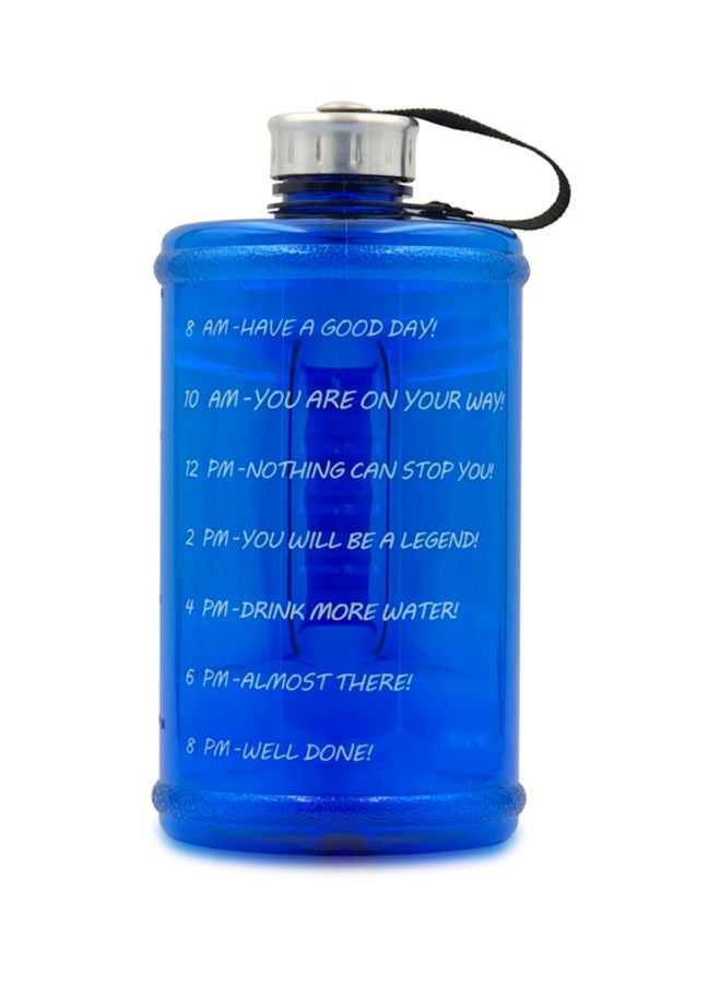 Generic Time Marker Water Bottle Blue  - Image 2