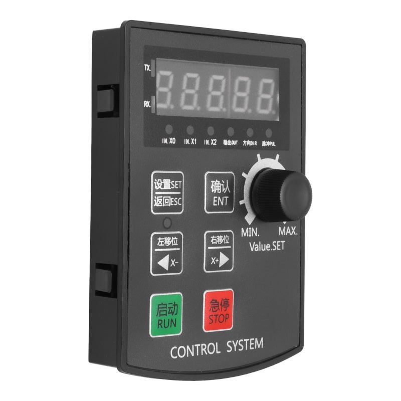 Stepper Motor Motion Controller 12-24V DC Compact Panel - Multiple Fixed Modes for Industrial Automation Control - Power Down Save for Small Mechanical Equipment - Image 1