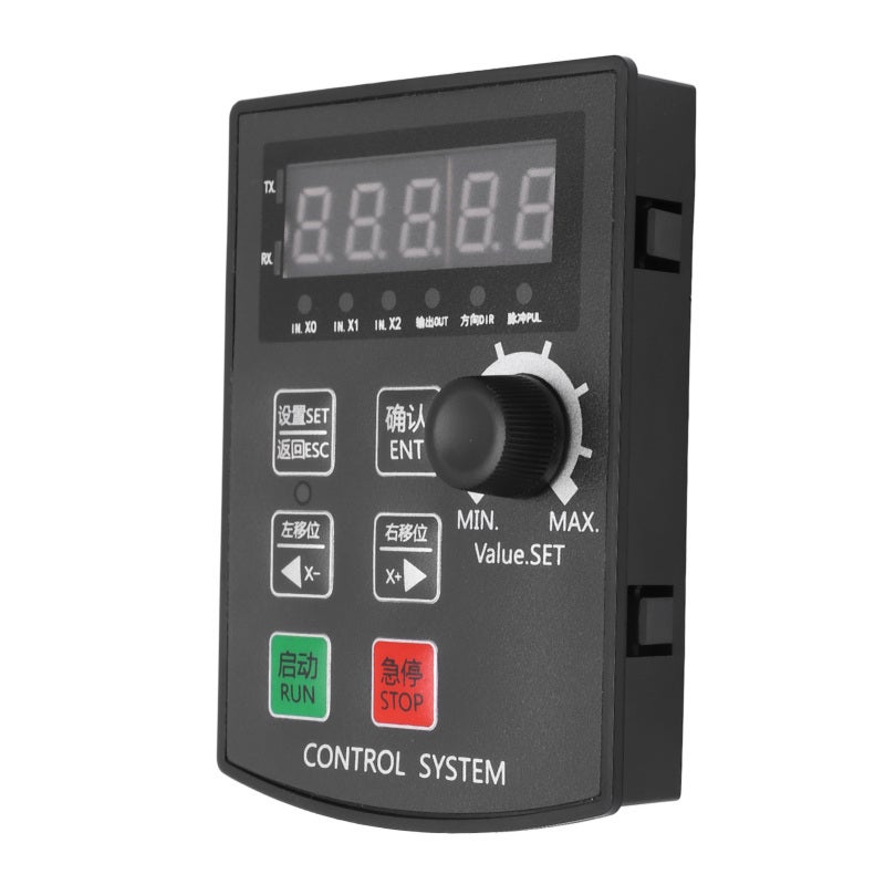 Stepper Motor Motion Controller 12-24V DC Compact Panel - Multiple Fixed Modes for Industrial Automation Control - Power Down Save for Small Mechanical Equipment - Image 2