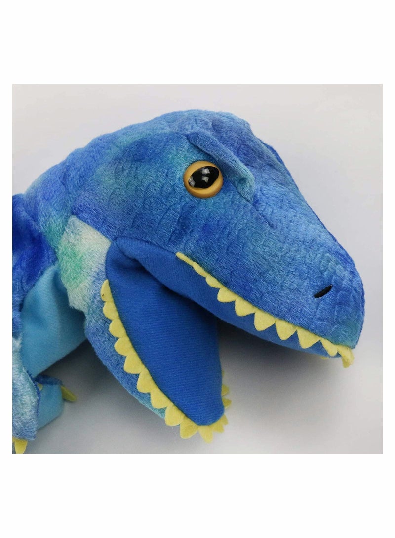 NIBEMINENT Dinosaur Hand Puppets, T-rex Stuffed Animal Cute Soft Plush Toy - Image 5