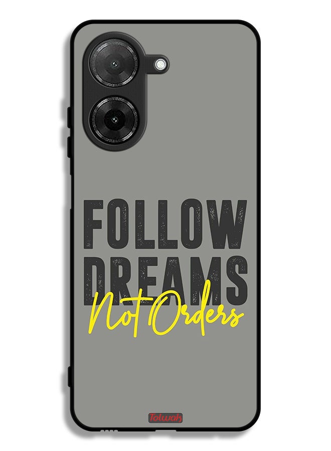 Tolwak Xiaomi Redmi A5 4G Protective Case Cover Follow Dreams Not Orders - Image 1
