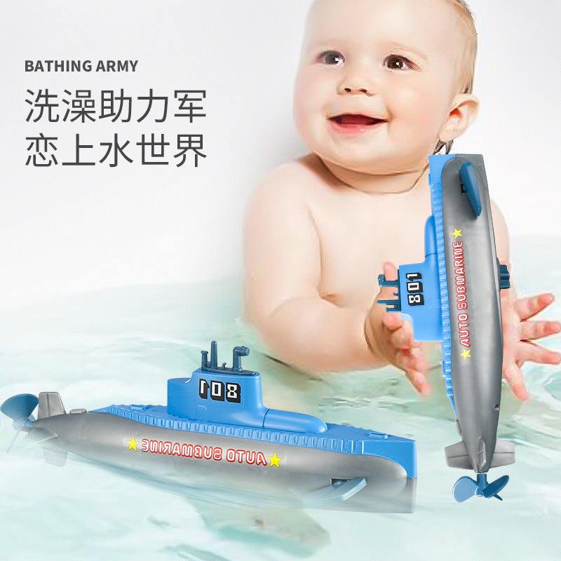 New Product Children'S Wind-Up Submarine Toy For Bathing And Playing In The Water, Wind-Up Shark For Street Stalls, Scenic Spots, And Swimming Pools - Image 2