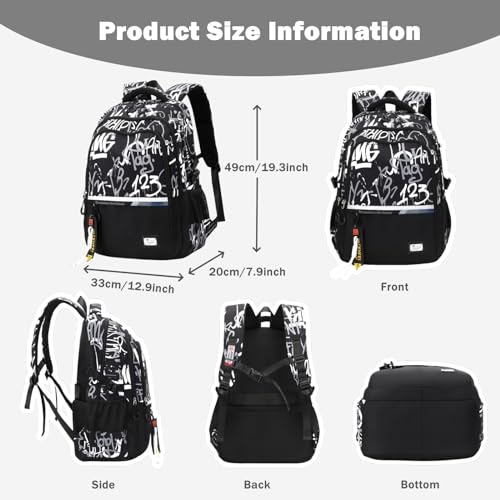 Armbq Camouflage Kids School Backpack for Boys Camo Casual Bookbags Elementary Middle School Bag Teens Travel Backpack - Image 2