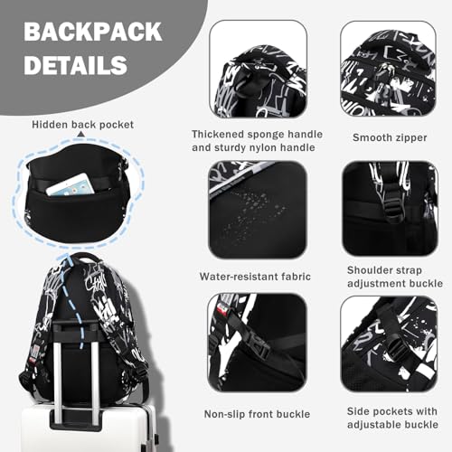 Armbq Camouflage Kids School Backpack for Boys Camo Casual Bookbags Elementary Middle School Bag Teens Travel Backpack - Image 4