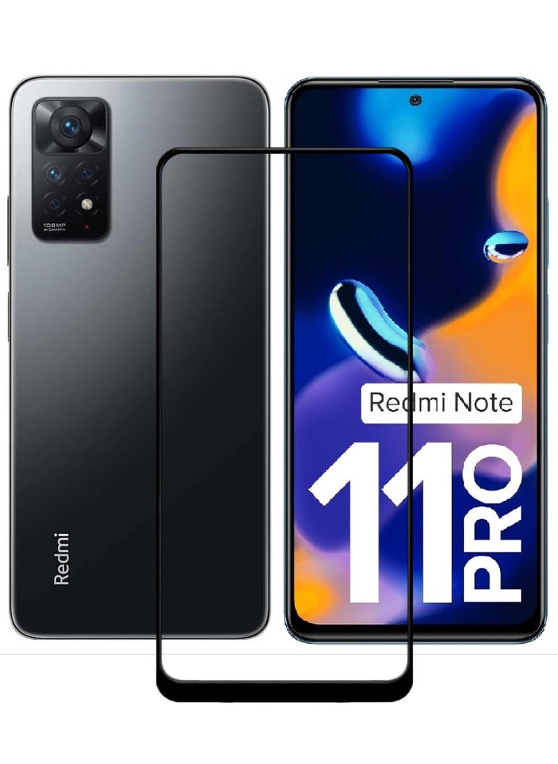 ACLIX Antistatic ESD Dustproof Premium Quality High Definition Tempered Glass Screen Protector Designed For Xiaomi Redmi Note 11 Pro - Image 1
