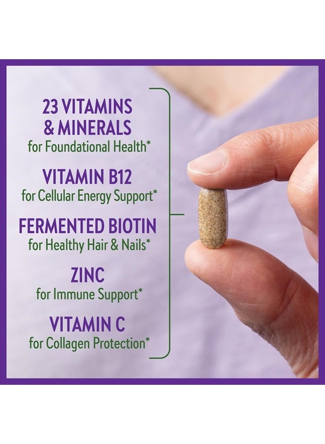 New Chapter فيتامينات متعددة للنساء لدعم المناعة والجمال والطاقة مع 20+ عنصر غذائي - حبة واحدة يوميًا لكل امرأة، لطيف على المعدة، 96 حبة - Image 4