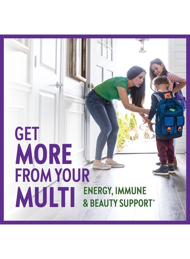 New Chapter فيتامينات متعددة للنساء لدعم المناعة والجمال والطاقة مع 20+ عنصر غذائي - حبة واحدة يوميًا لكل امرأة، لطيف على المعدة، 96 حبة - Image 2