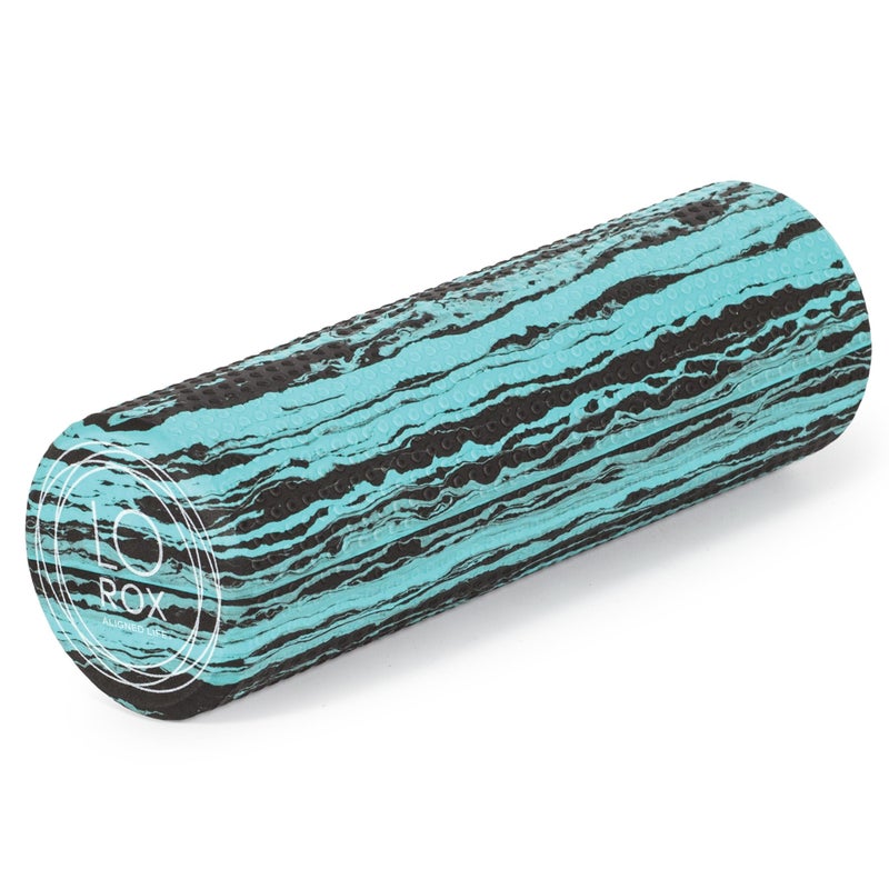 OPTP أسطوانة فوم بحجم السفر OPTP LO ROX للحياة المتوازنة للعلاج الطبيعي، البيلاتس، التمارين، والتدليك الذاتي، من خبيرة الأنسجة والتوازن لورين روكسبيرغ – كثافة معتدلة - Image 1