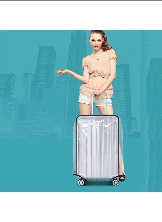 Generic Dustproof Luggage Protective Cover Clear  - Image 3