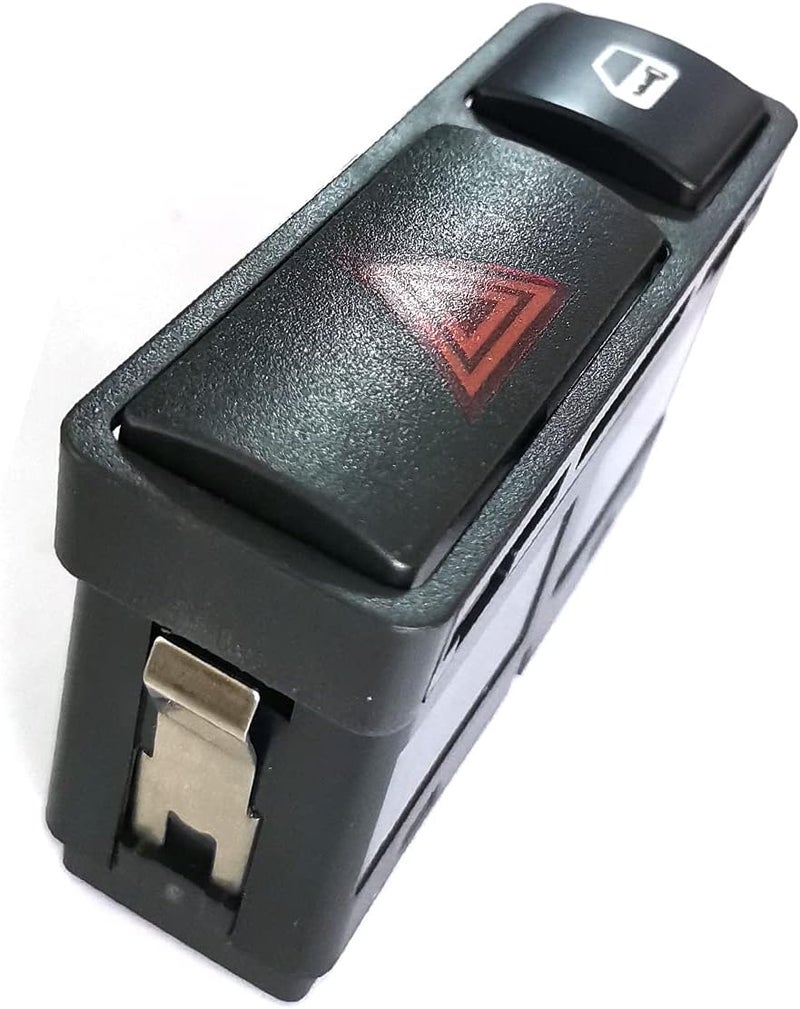 DEVMO Hazard Warning Light Emergency Flasher Switch Door Central Lock Locking Switch Compatible with 3 Series E46 E53 E85 325 X5 61318368920 - Image 3