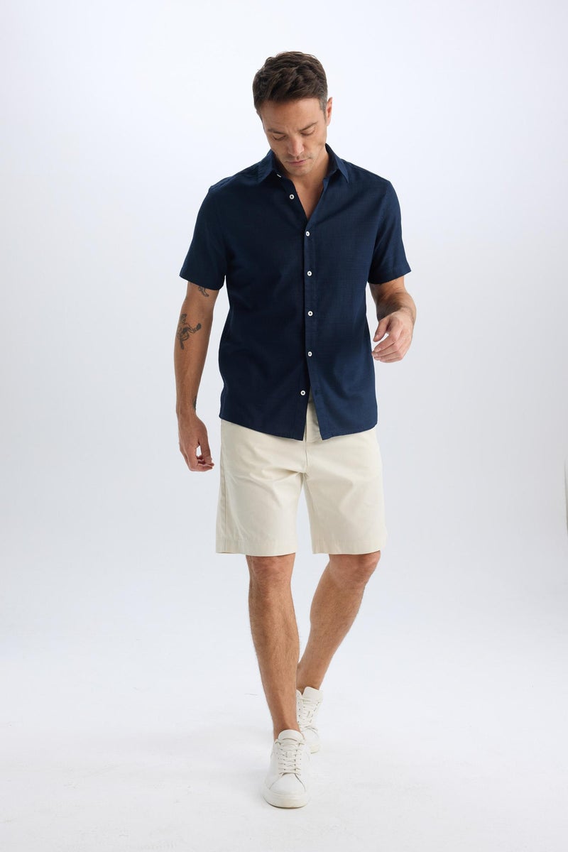 DeFacto Man Regular Fit Gabardine Bermuda - Image 2