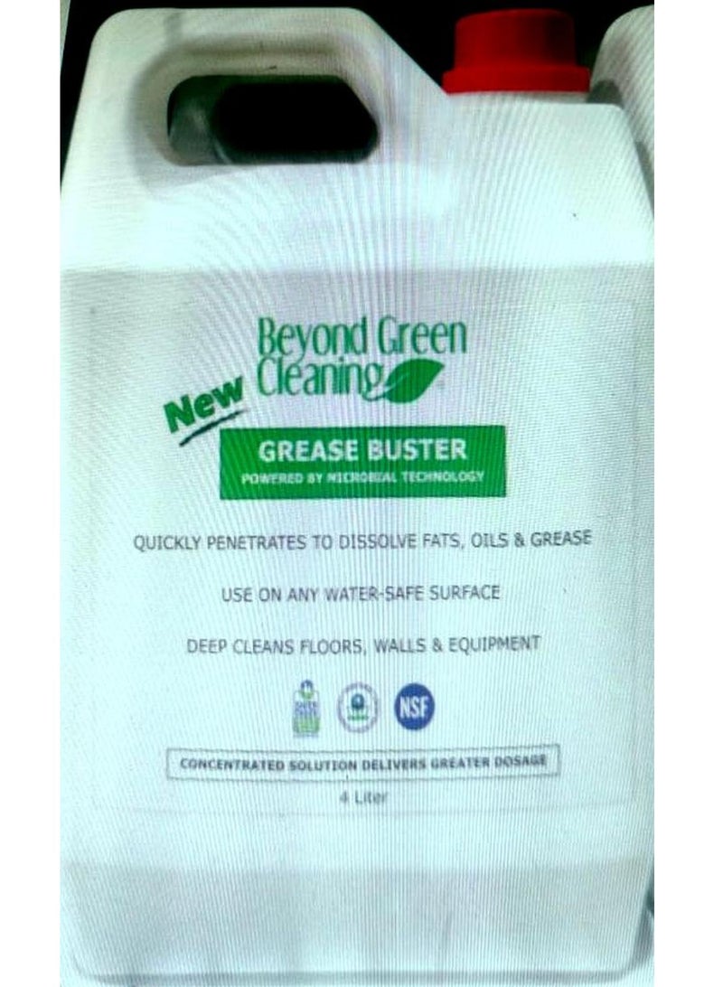 BEYOND GREEN CLEANING Grease Buster Liquid 4 Liter - Image 1