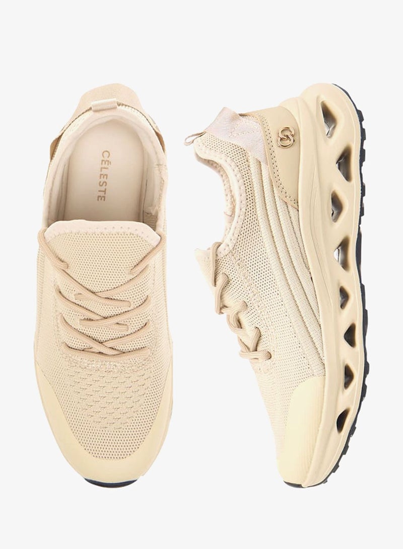 سيليست سنيكرز نسائي شبكي بنقوش مع رباط - Image 3