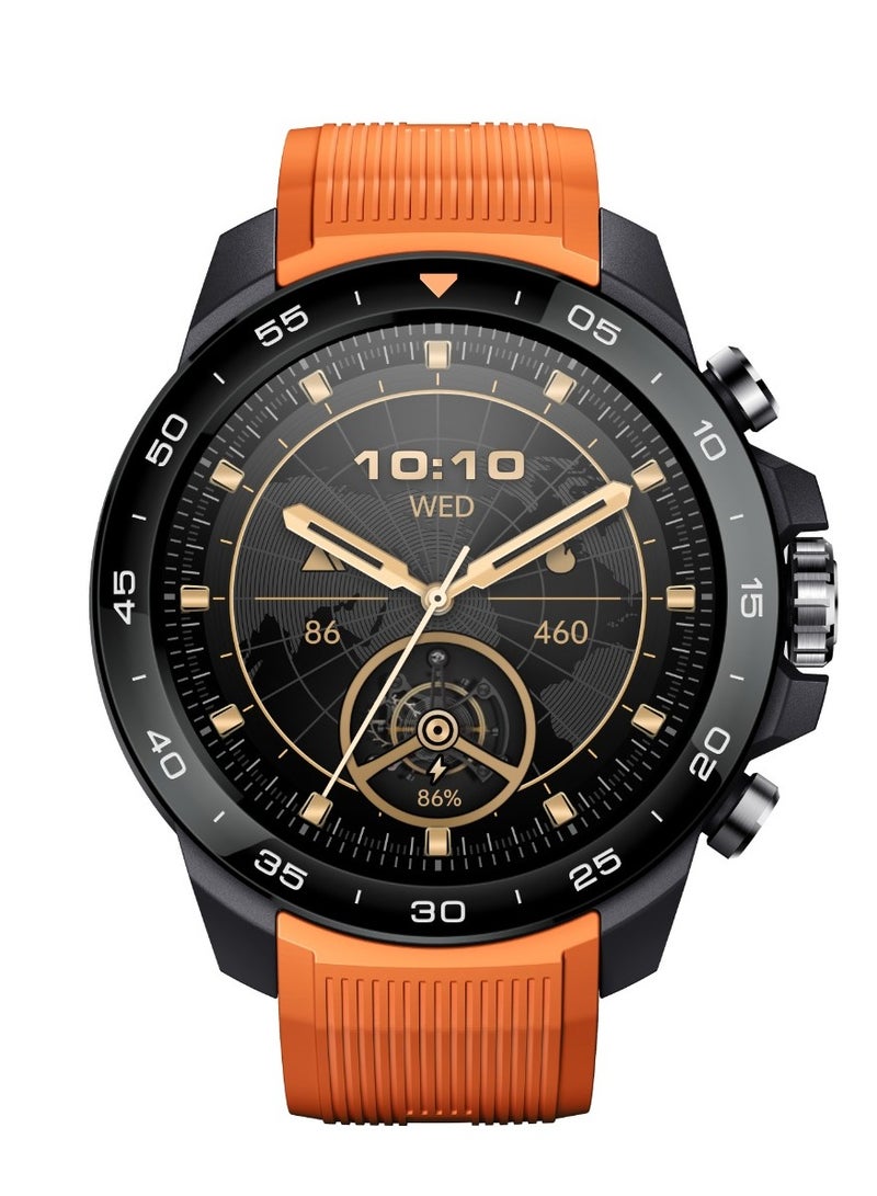 ميبرو ساعة Mibro Watch GS Explorer S Black الذكية بمتانة عسكرية، مقاومة للماء 10 ATM، نظام GNSS ثنائي التردد، وبطارية تدوم 20 يومًا - Image 1