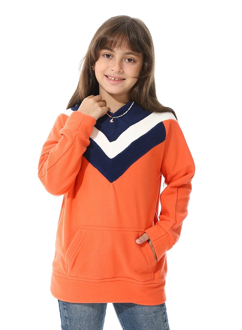 Caesar Velvet Cotton Girls Sweatshirt - Image 1