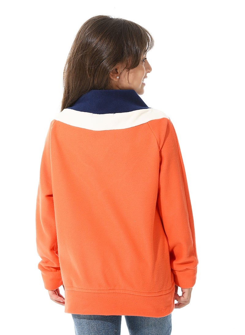 Caesar Velvet Cotton Girls Sweatshirt - Image 2