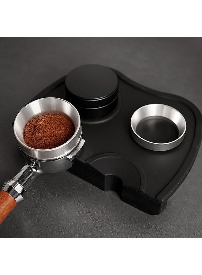 51mm Espresso Dosing Funnel, Stainless Steel Coffee Dosing Ring Compatible (51mm)-Magnetic Espresso Funnel Coffee Dosing Ring