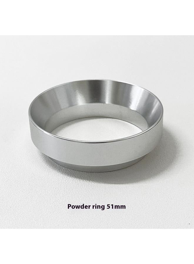 51mm Espresso Dosing Funnel, Stainless Steel Coffee Dosing Ring Compatible (51mm)-Magnetic Espresso Funnel Coffee Dosing Ring