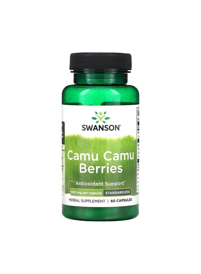 SWANSON Camu Camu Berries, 500 mg, 60 Capsules