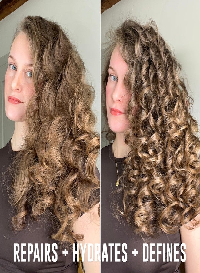 مجموعة Love Ur Curls - شامبو وبلسم مع كريم تصفيف الشعر المموج المتكامل، نظام من 3 خطوات لإصلاح وترطيب الشعر المموج - Image 4