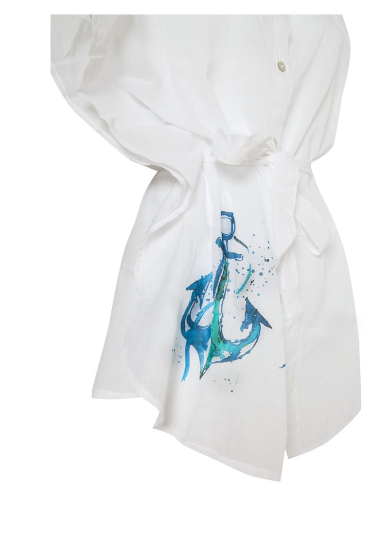 Anemoss - Anchor Hooded Beach Dress Large - Image 1