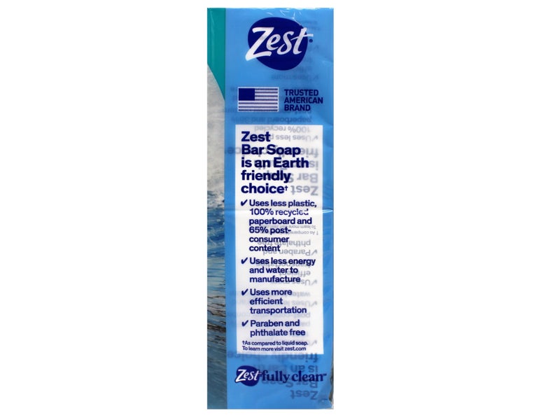 Zest Ocean Breeze Bar Soap - 8 Bars - Enriched With Sea Minerals - Rich Lathering Bars Leave Your Body Feeling Smooth And Moisturized with an Invigorating Scent - Image 2