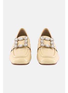 STEVE MADDEN Women Carey Slip On Casual Shoes, Cream  - Image 2