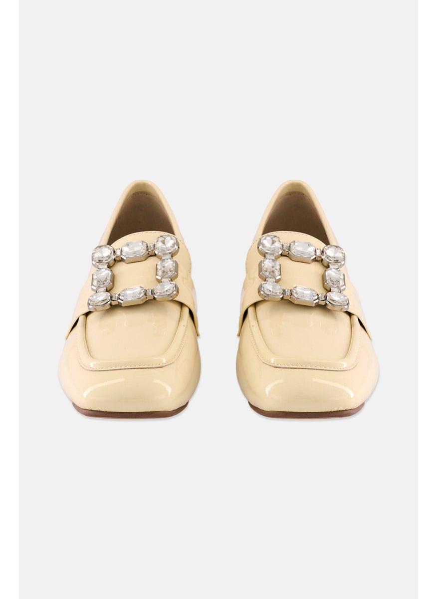 STEVE MADDEN - Women Carey Slip On Casual Shoes, Cream - Image 1