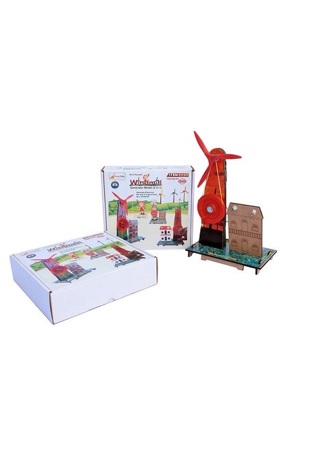 Wind Turbine Science Kit. Windmill Making Kit For Students. Electricity From Flowing Air. Science Teaching And Learning Aid