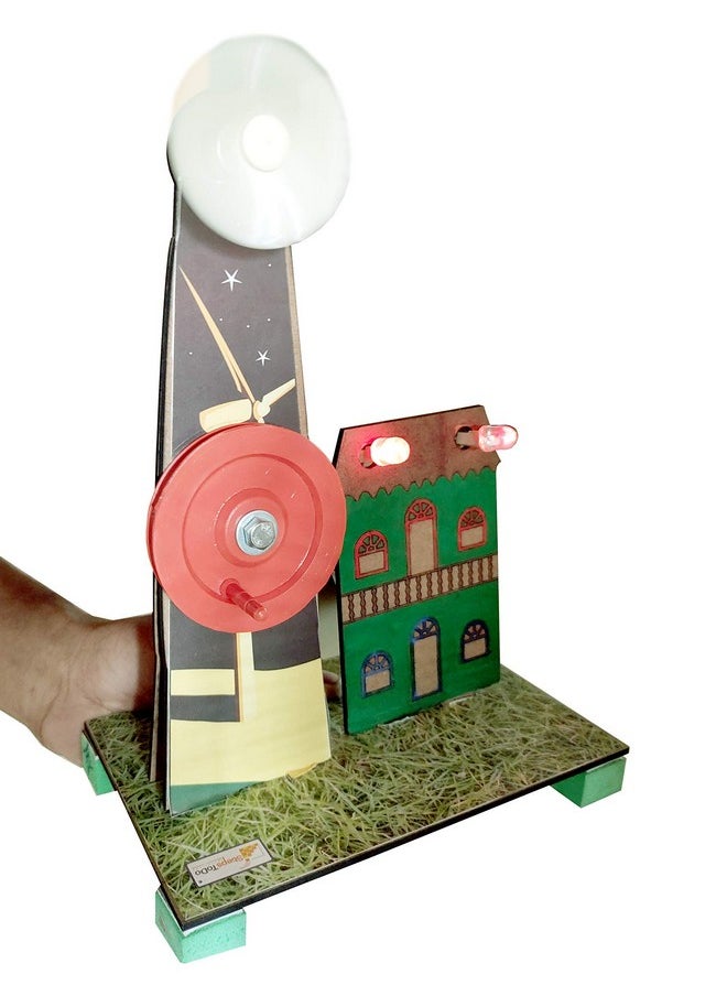StepsToDo - Wind Turbine Science Kit. Windmill Making Kit For Students. Electricity From Flowing Air. Science Teaching And Learning Aid - Image 1