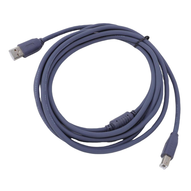 USB 2.0 Printer Cable Durable 480Mbps Data Transfer for Laptop PC Home Office ABS Material - Image 2