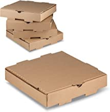 MOHIL ENTERPRISE 8 Inch Brown Pizza Box pack of 100  - Image 1