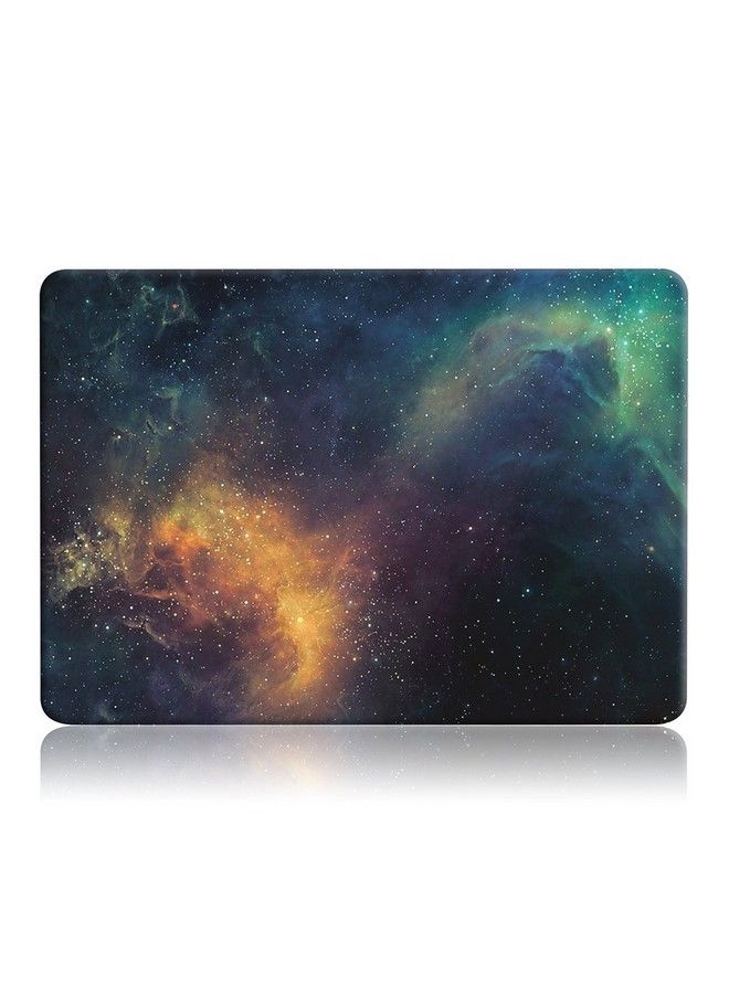 UESWILL Galaxy Pattern Hard Case Compatible With 20162019 Release Macbook Pro 15 Inch With Touch Bar & Usbc Model A1990 A1707 Nebula Green - Image 4
