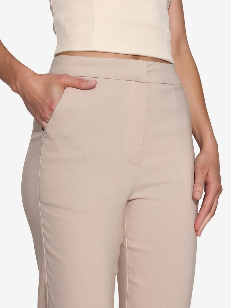 هيكاب High Waist Stretch Bengalin Pants