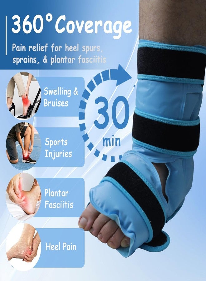 King Mills Ice Ankle Wrap, Ideally Used as Plantar Fasciitis Ice Pack for Ankle Discomfort and Pain Relief, Ice Foot Wrap for Achilles Tendonitis, Plantar Fasciitis, Sprained Ankles and Heels - Image 3