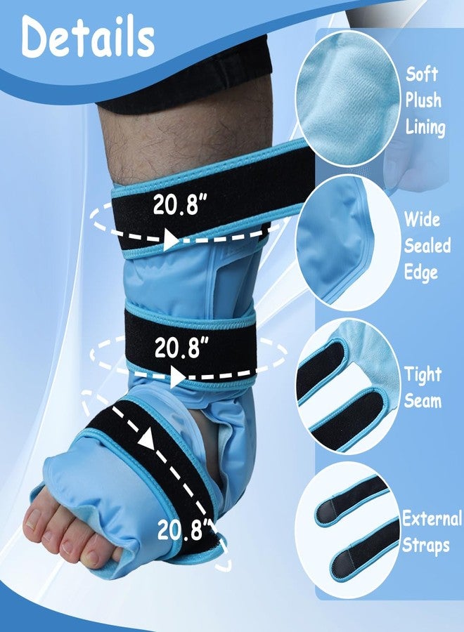 King Mills Ice Ankle Wrap, Ideally Used as Plantar Fasciitis Ice Pack for Ankle Discomfort and Pain Relief, Ice Foot Wrap for Achilles Tendonitis, Plantar Fasciitis, Sprained Ankles and Heels - Image 4
