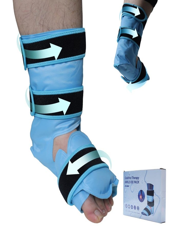 King Mills Ice Ankle Wrap, Ideally Used as Plantar Fasciitis Ice Pack for Ankle Discomfort and Pain Relief, Ice Foot Wrap for Achilles Tendonitis, Plantar Fasciitis, Sprained Ankles and Heels - Image 1