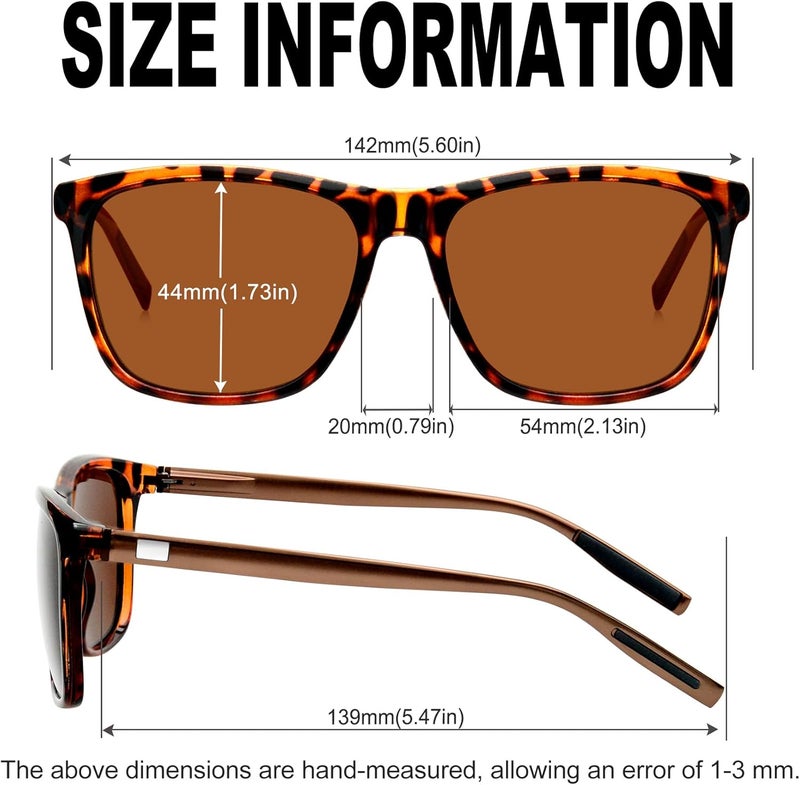 KANASTAL Polarized Sunglasses for Men Women, Classic Square Sports Sun Glasses Driving, Fashion Shades for Womens UV400 Protection Fishing Outdoor Cycling Activities - Image 4