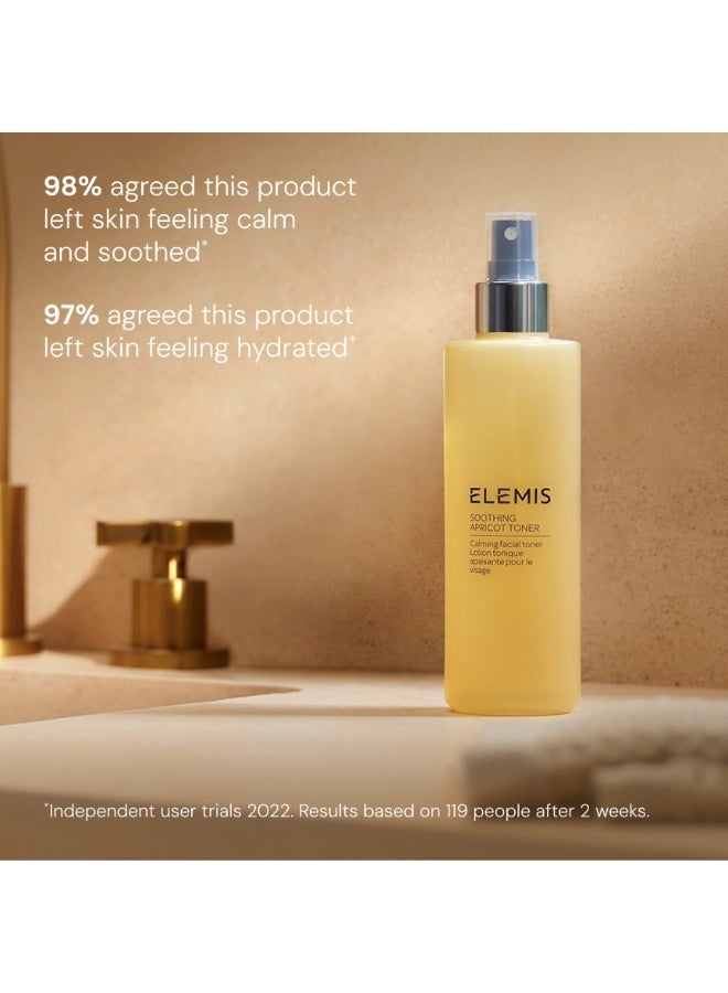 Elemis Soothing Apricot Toner 50ml | Calming & Balancing Apricot-Infused Daily Face Toner for Sensitive & Dry Skin | Soothes Redness, Hydrates & Preps Skin for Moisturiser & Serum | Gentle Everyday Facial Toning Lotion - Image 5