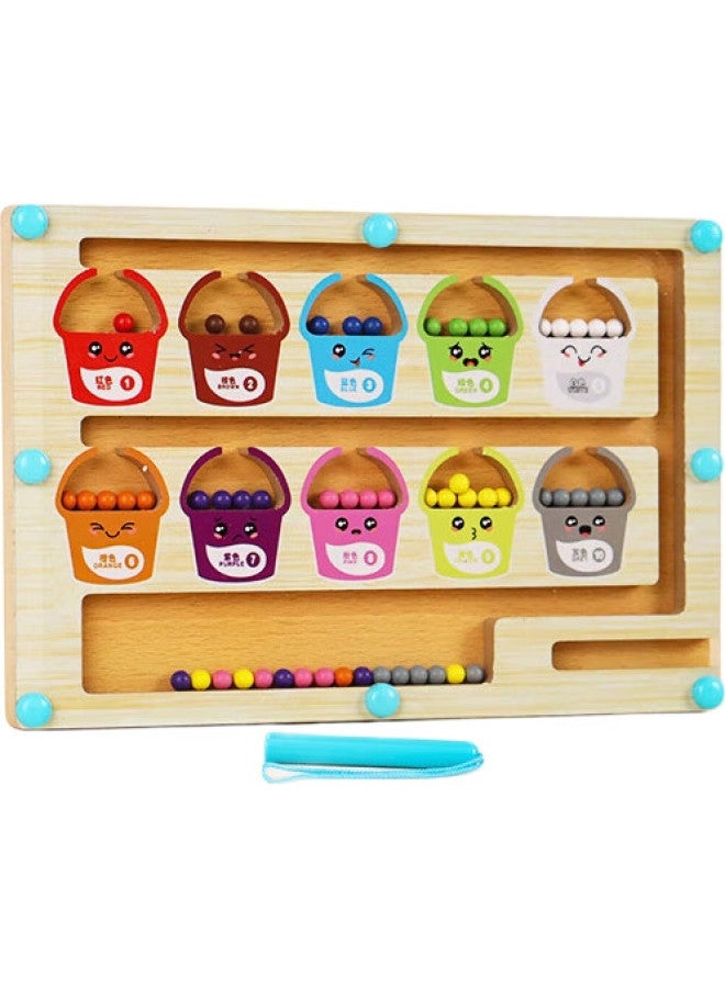 Tatanice Maze Toy Bead Roller Magnetic Counting Board Baby Early Education Concentration Training Artifact Children'S Spring Festival New Year Gift - Image 3