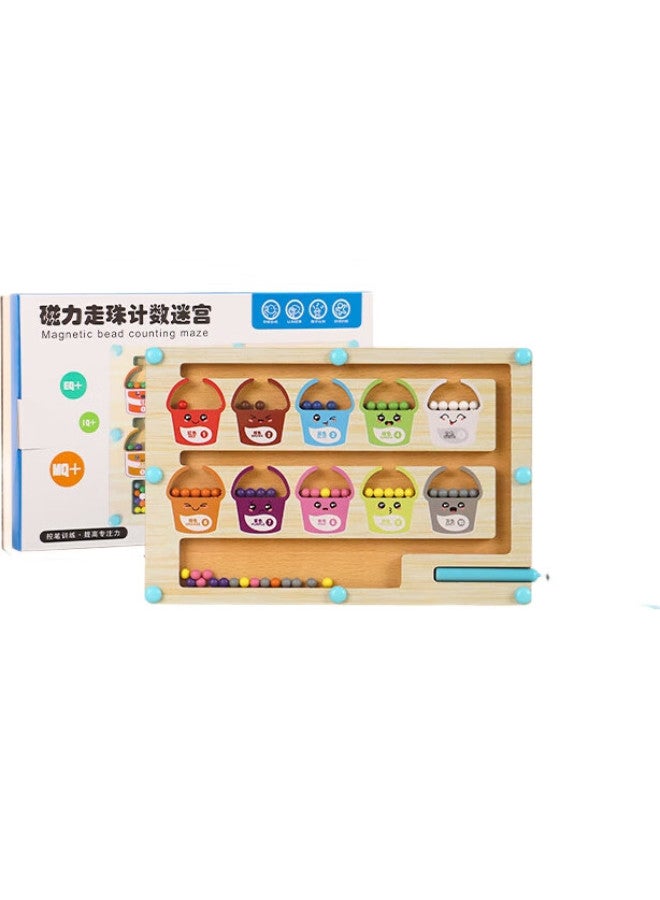Tatanice Maze Toy Bead Roller Magnetic Counting Board Baby Early Education Concentration Training Artifact Children'S Spring Festival New Year Gift - Image 1
