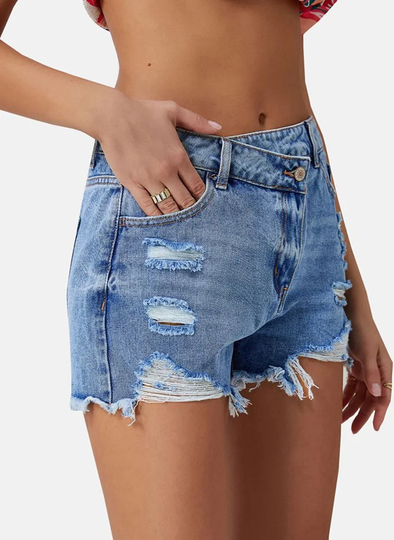 يونيكي Multicoloured Floral Print Casual Shorts